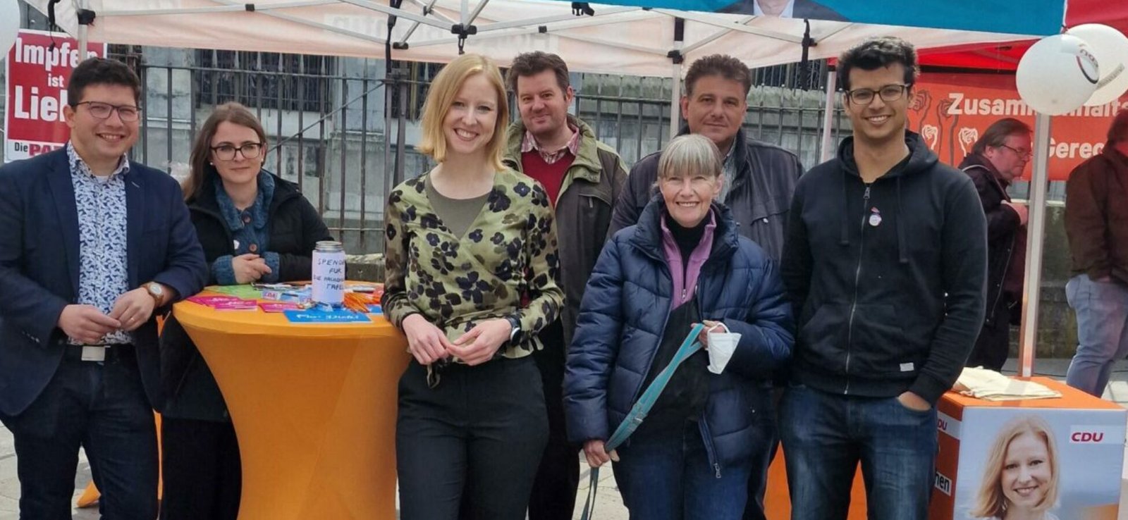 Annika Fohn beim Tag der Arbeit auf dem Katschhof